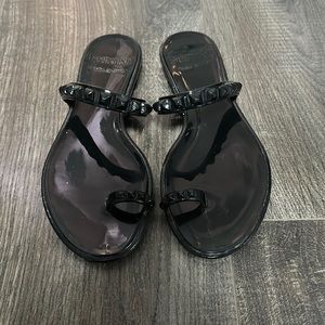 Carmen sol made in Italy. size 8 in black